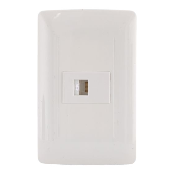 Placa con toma para Modem línea Universal 4573 Sanelec