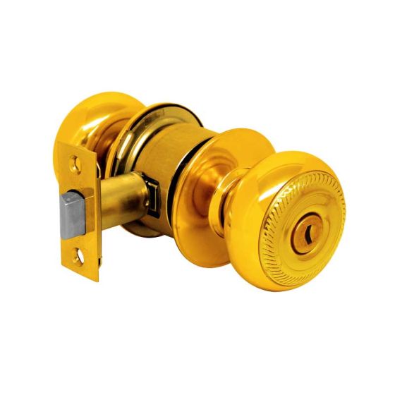 Cerradura para baño latón brillante Novo Yale