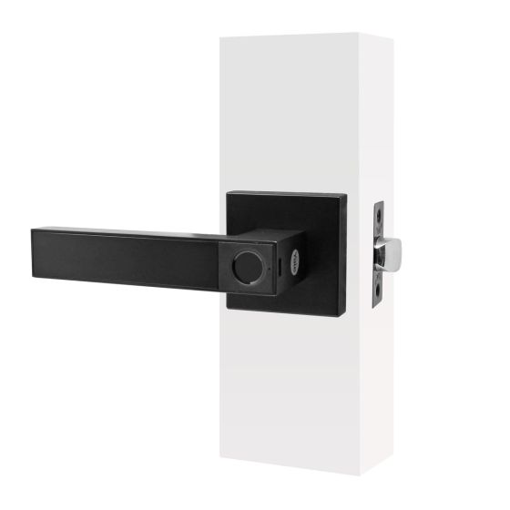 Cerradura de manija biométrica negro mate MX89804 Castelli Yale