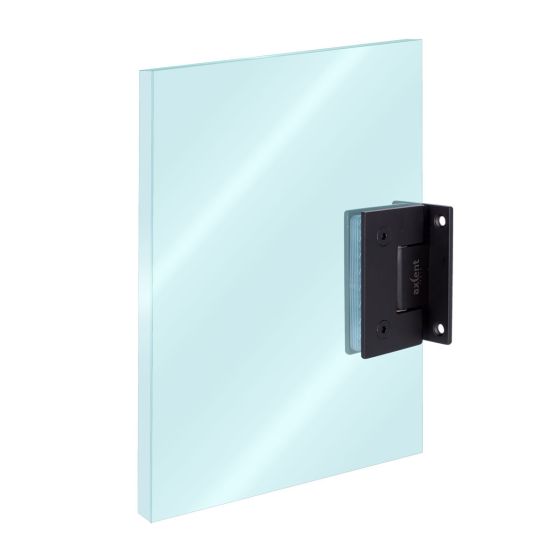 Bisagra muro-vidrio negro mate SH320N Axcent