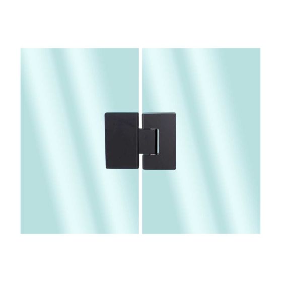 Bisagra vidrio-vidrio a 180° negro mate SH330N Axcent