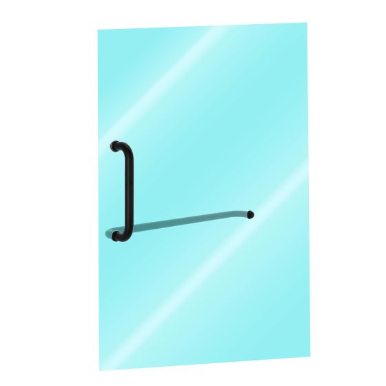 Jaladera con toallero negro SH-530-B Axcent