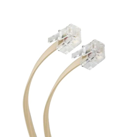 Cable plug a plug RJ11 de 10m, para extensión telefónica 304-030 Steren
