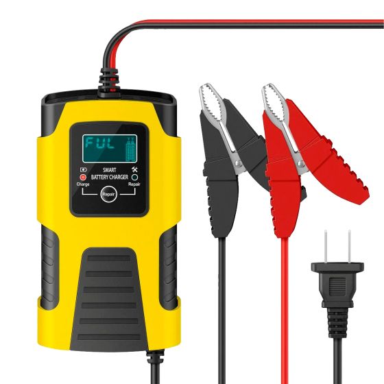 Cargador ultra inteligente con caimanes para baterías selladas de ácido-plomo BR-600 Steren