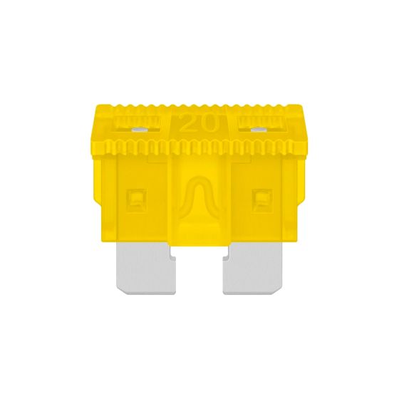 Fusible automotriz de 32 Vcc 20 A, amarillo FA 20 Steren