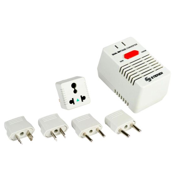 Convertidor de voltaje de 220 a 110 Vca, 50 W / 1600 W 910-010 Steren