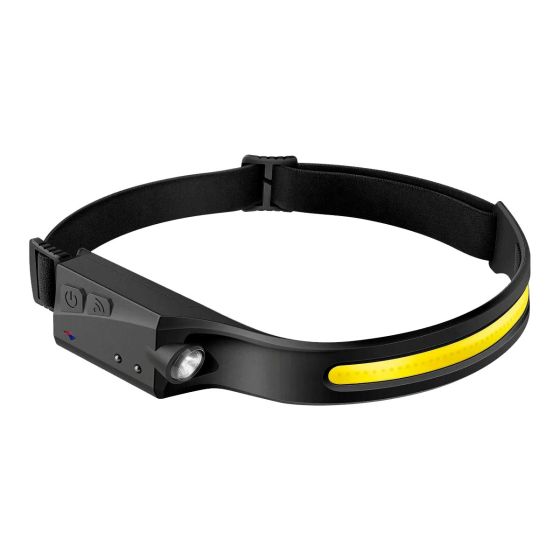 Linterna LED tipo minero 2 en 1 con batería recargable LAM-240 Steren