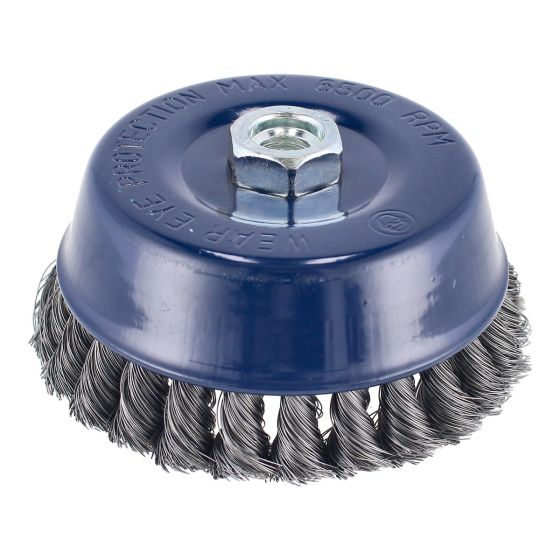 Carda de copa alambre trenzado 5" TC1279 Toolcraft