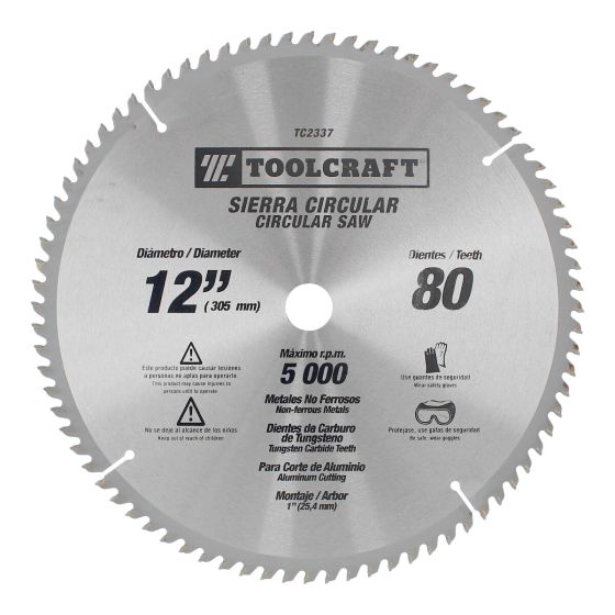 Disco sierra para corte de metal 12" x 80 D TC2337 Toolcraft