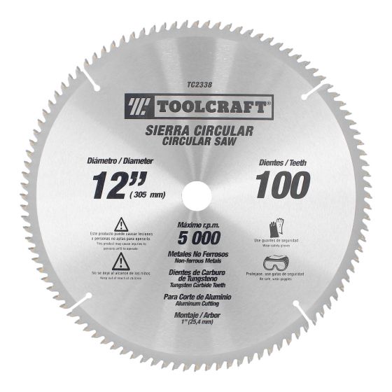 Disco sierra para corte de metal 12" x 100 D TC2338 Toolcraft