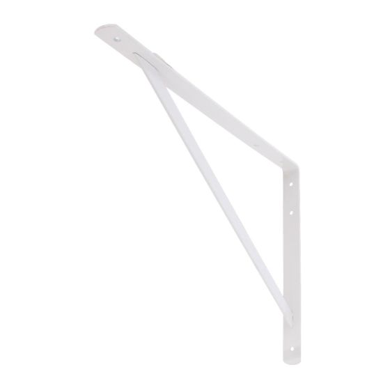 Ménsula reforzada blanca 10" x 16" TC5722 Toolcraft