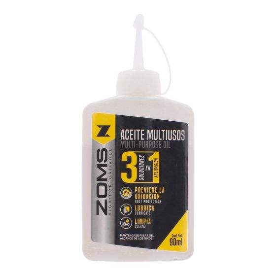 Aceite Multiusos 3 soluciones en 1 Aplicación 90 ml ZOMS