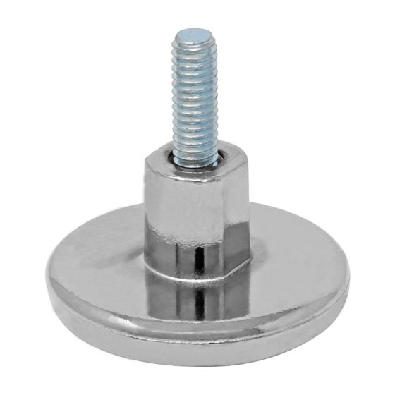 Nivelador niquelado con tornillo de 5/16" 166125 Rish