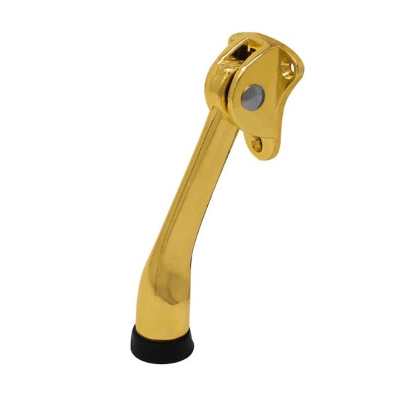 Tope tipo pata de cabra chico latón brillante Lusar