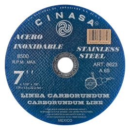 Disco para corte de acero inoxidable 7