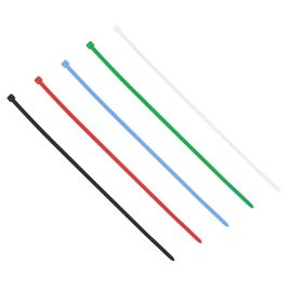 Cinchos de plástico 300 mm x 4.8 mm varios colores 50 piezas 5799 Sanelec