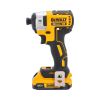 Combo de rotomartillo y atornillador de impacto inalámbrico 20 V MAX BRUSHLESS DCD223D2-B3 DeWalt