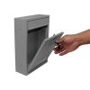 Buzón para cartas acero galvanizado plata 1036 Dexter