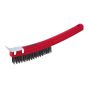 Cepillo de alambre 51 pinceles con espátula 11432 Adir