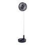 Ventilador portátil recargable de escritorio negro 12380 Adir