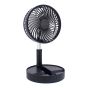 Ventilador portátil recargable de escritorio negro 12380 Adir