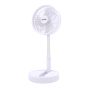 Ventilador portátil recargable de escritorio blanco 12382 Adir