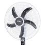 Ventilador de pedestal 20" negro Super Silent & Turbo Power 12386 Adir