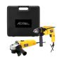 Kit de rotomartillo + esmeriladora 500 W 13411 Adir