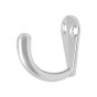 Gancho metálico tipo perchero sencillo níquel satinado 13632 Adir