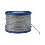 Cable de acero sin forro galvanizado 1/8" x 150 metros 13910 Adir