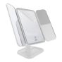 Espejo tríptico de maquillaje recargable con luz led 14443 Mavrik
