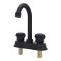 Mezcladora para Lavabo Negro mate 16020 Maxflu