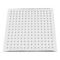 Regadera metálica cuadrada 10" Satin semi mate 16105 Maxflu