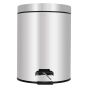 Contenedor para basura de 5 litros 17230 Silver Master