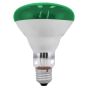 Lámpara incandescente tipo reflector BR30 75 W Verde 6008 Adir