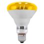 Lámpara incandescente tipo reflector BR30 75 W Amarillo 6013 Adir