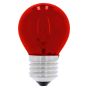 Lámpara incandescente decorativa G-45 7 W Rojo 6050 Adir