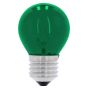 Lámpara incandescente decorativa G-45 7 W Verde 6053 Adir