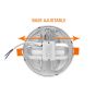 Empotrado circular con base ajustable 9 W luz blanca 6332 Adir
