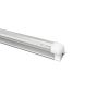 Luminario LED T8 base de aluminio 2,400 mm 36 W cobertor transparente 36 W luz blanca 6603 Adir
