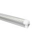Luminario LED T8 base de aluminio 2,400 mm 36 W cobertor transparente 36 W luz cálida 6604 Adir
