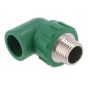 Codo PPR de 90° rosca Macho 20 mm x 1/2" 7134 Maxflu