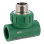 Tee PPR Rosca Central Macho 20 mm x 1/2" 7140 Maxflu
