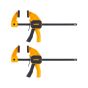 Juego de prensas sargento de ajuste rápido 4.5" de 35 libras DWHT83148 DeWalt
