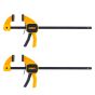 Juego de prensas sargento de ajuste rápido 12" de 100 libras DWHT83158 DeWalt