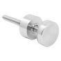 Conector con chapetón muro a vidrio C014 Axcent