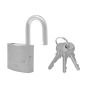 Candado de hierro gancho corto gris E2 32 mm Feiteli