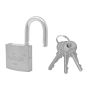 Candado de hierro gancho corto gris E2 38 mm Feiteli
