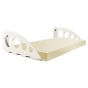 Soporte Matisse de 7" blanco para repisa Ducasse