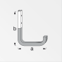 Gancho de perfil para pared 80 x 115 mm 02956 Alfer